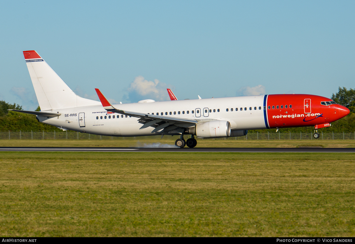 Aircraft Photo of SE-RRS | Boeing 737-8JP | Norwegian | AirHistory.net #847179