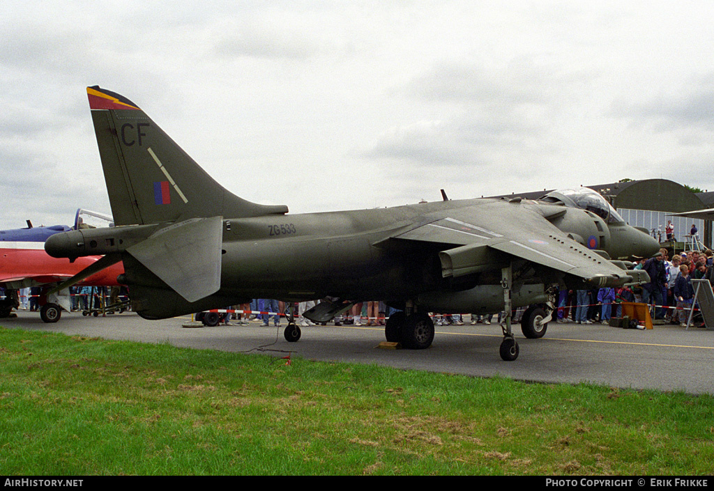 Aircraft Photo of ZG533 | British Aerospace Harrier GR7 | UK - Air Force | AirHistory.net #847262
