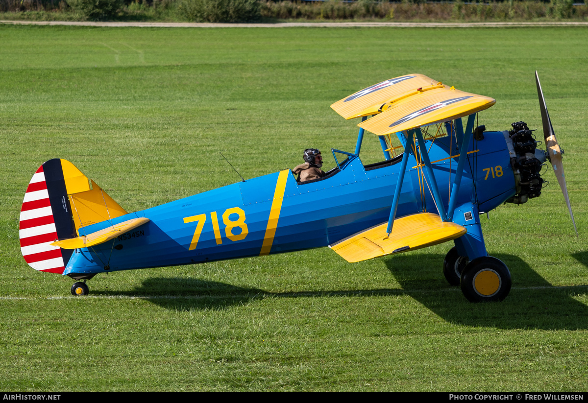 Aircraft Photo of N5345N | Boeing PT-13D Kaydet (E75) | USA - Air Force | AirHistory.net #847270