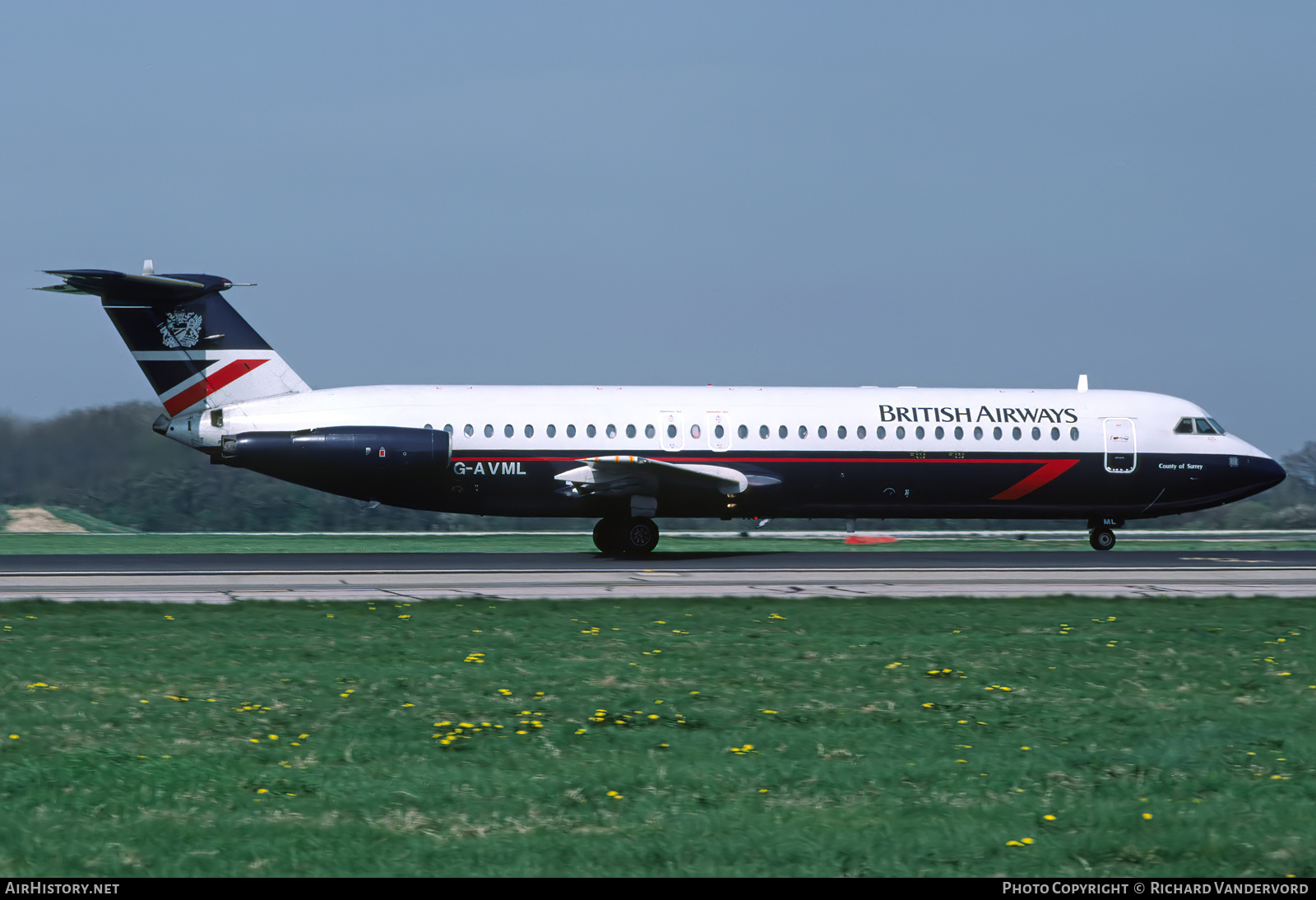 Aircraft Photo of G-AVML | BAC 111-510ED One-Eleven | British Airways | AirHistory.net #847370