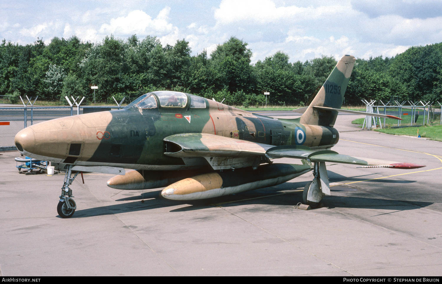 Aircraft Photo of 11253 | Republic RF-84F Thunderflash | Greece - Air Force | AirHistory.net #847381