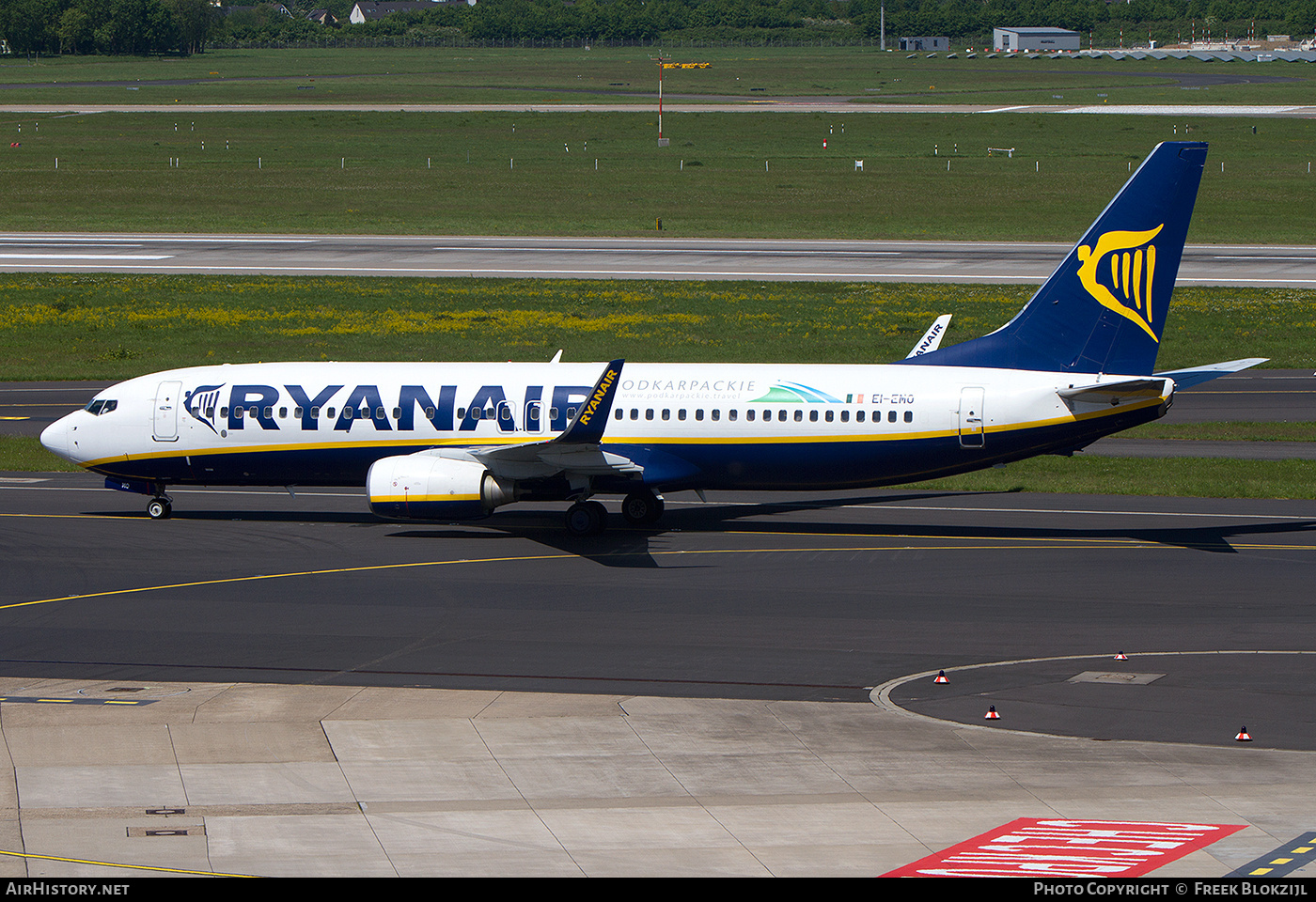 Aircraft Photo of EI-EMO | Boeing 737-8AS | Ryanair | AirHistory.net #847405
