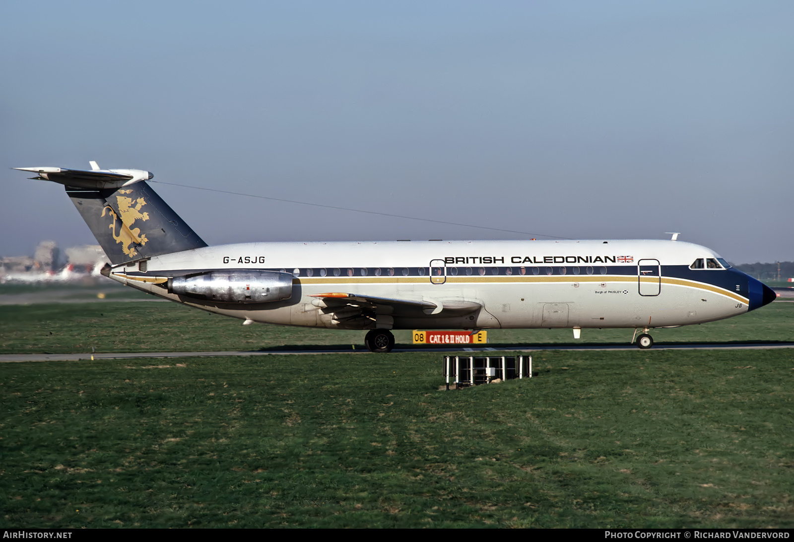 Aircraft Photo of G-ASJG | BAC 111-201AC One-Eleven | British Caledonian Airways | AirHistory.net #847412
