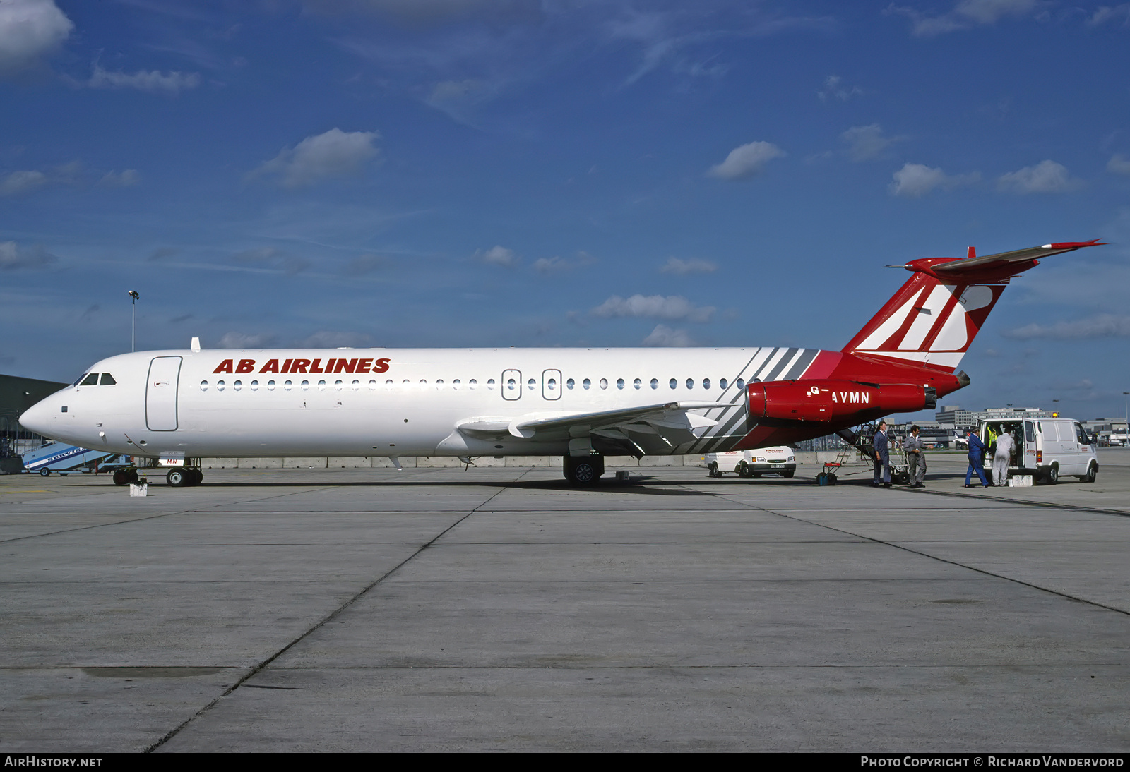Aircraft Photo of G-AVMN | BAC 111-510ED One-Eleven | AB Airlines | AirHistory.net #847449