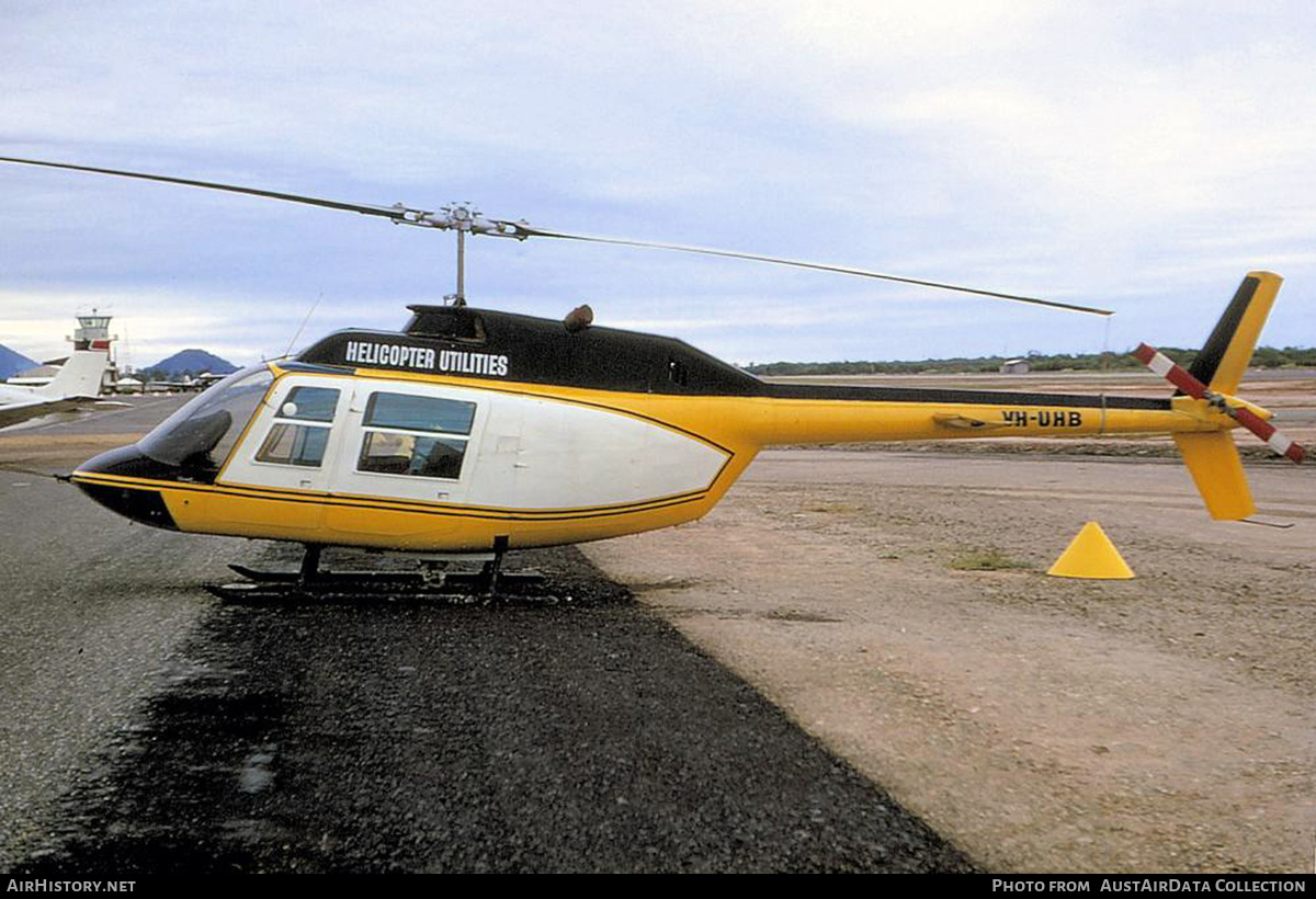Aircraft Photo of VH-UHB | Bell 206A JetRanger | Helicopter Utilities | AirHistory.net #847465