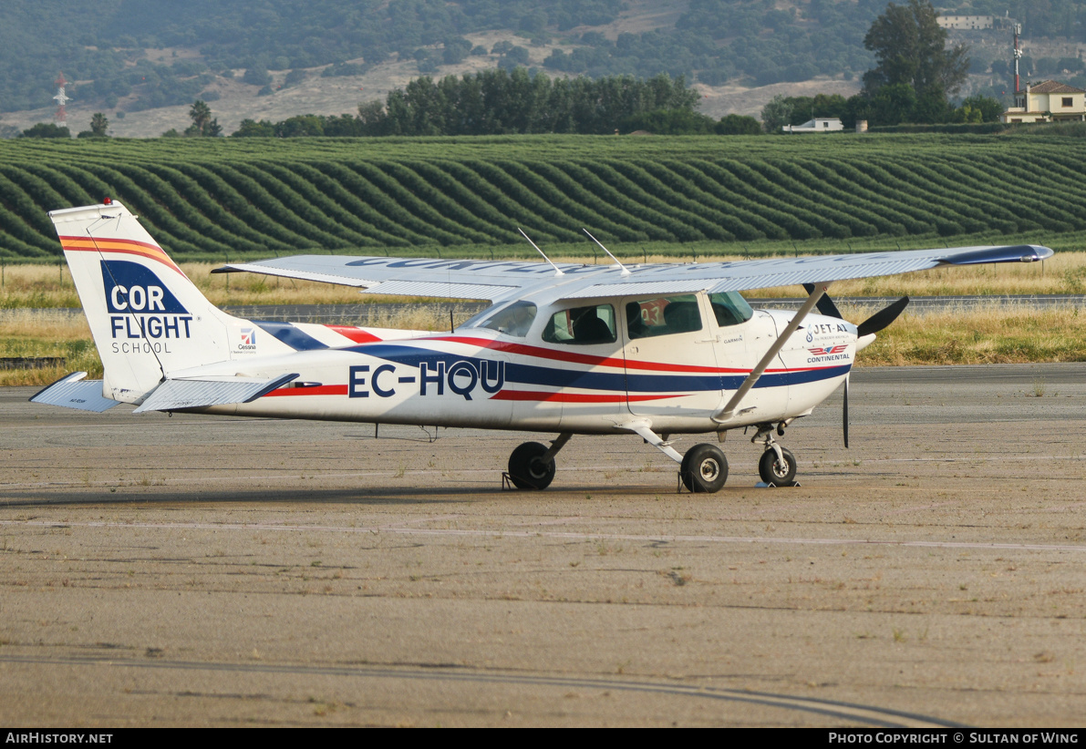 Aircraft Photo of EC-HQU | Cessna 172L Skyhawk | Cor Flight School | AirHistory.net #847472