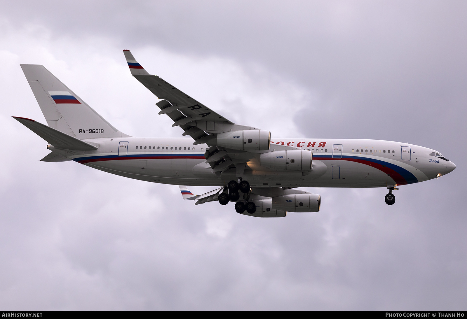 Aircraft Photo of RA-96018 | Ilyushin Il-96-300 | Rossiya - Special Flight Detachment | AirHistory.net #847543