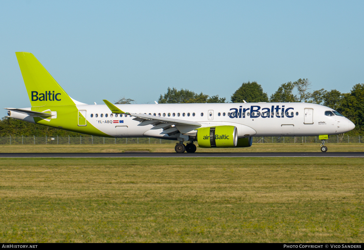 Aircraft Photo of YL-ABQ | Airbus A220-371 (BD-500-1A11) | AirBaltic | AirHistory.net #847546
