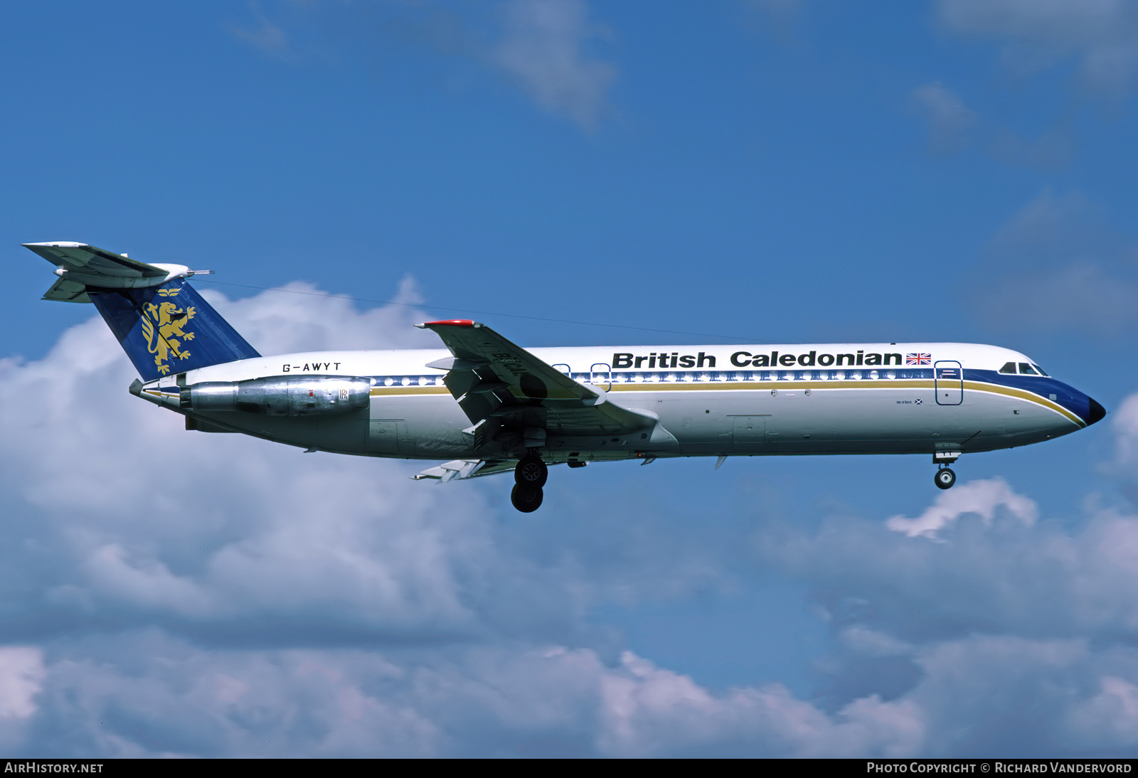 Aircraft Photo of G-AWYT | BAC 111-501EX One-Eleven | British Caledonian Airways | AirHistory.net #847593