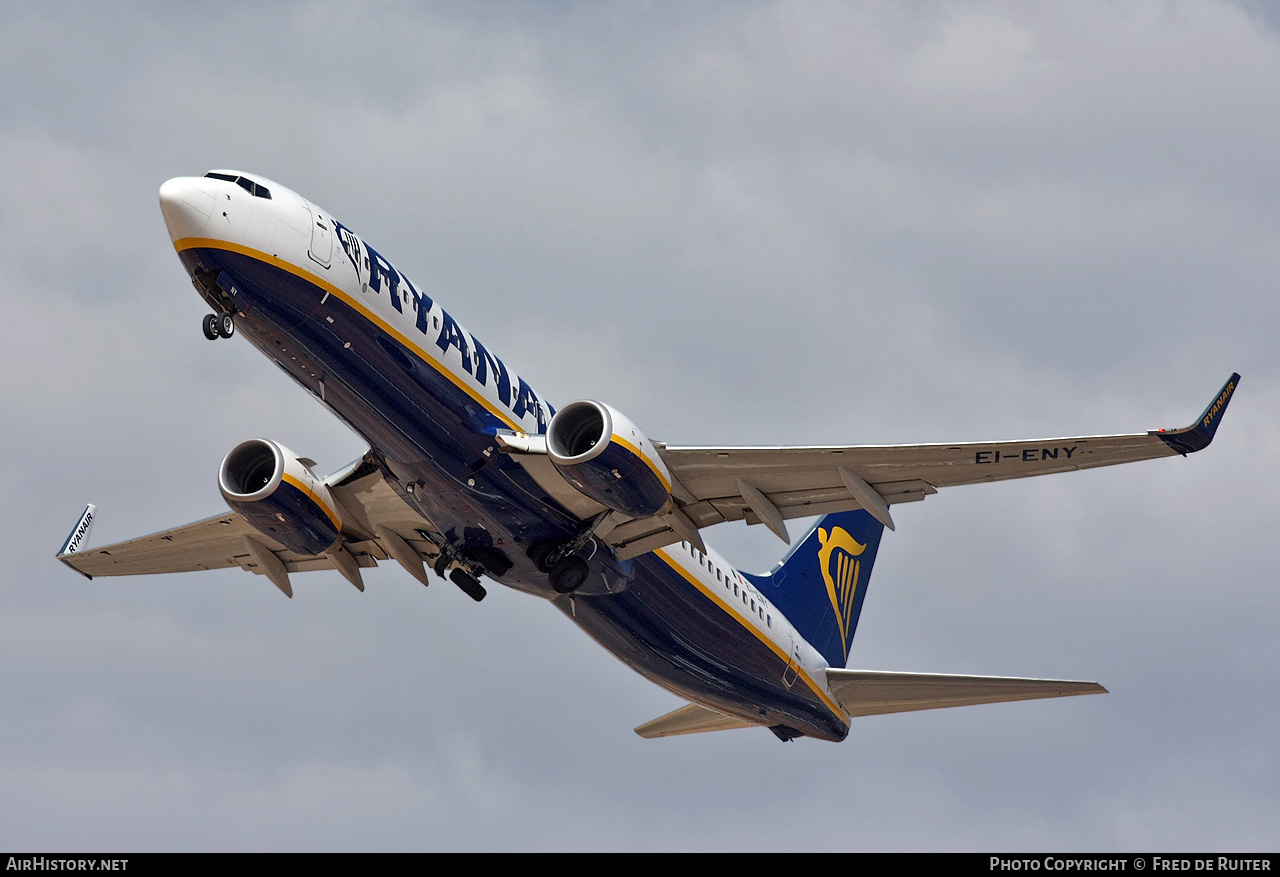 Aircraft Photo of EI-ENY | Boeing 737-8AS | Ryanair | AirHistory.net #847598