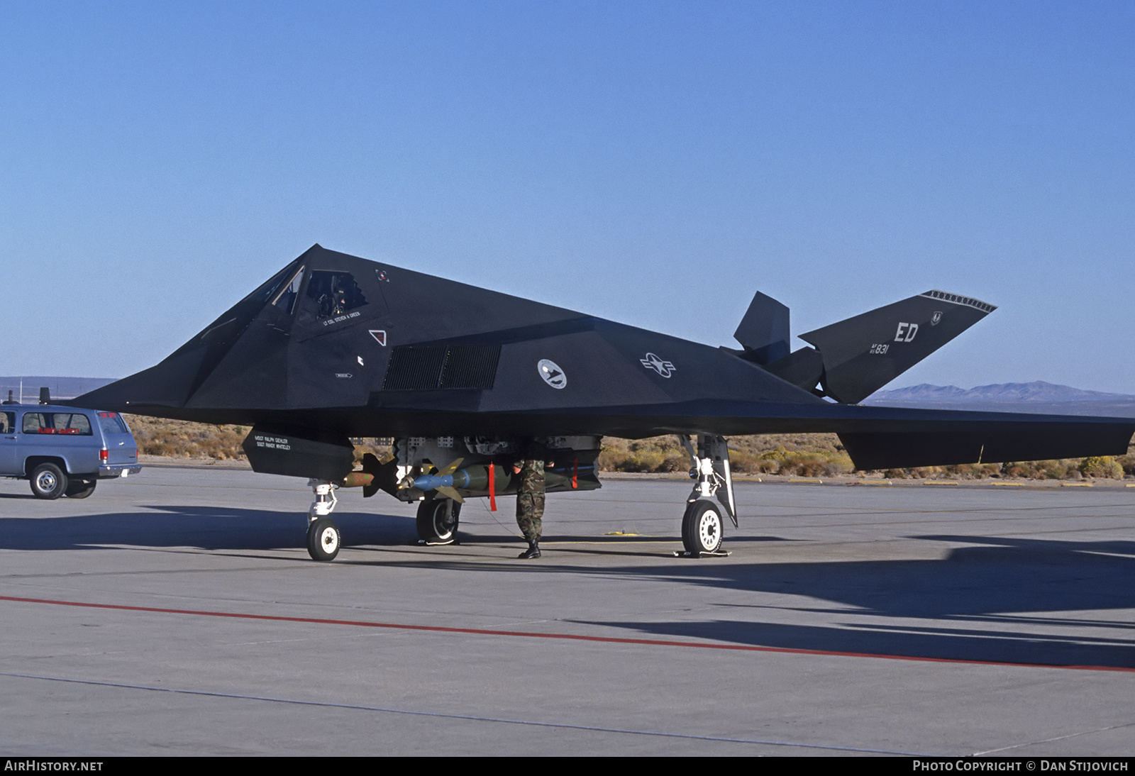 Aircraft Photo of 85-0831 / AF85-831 | Lockheed F-117A Nighthawk | USA - Air Force | AirHistory.net #847629