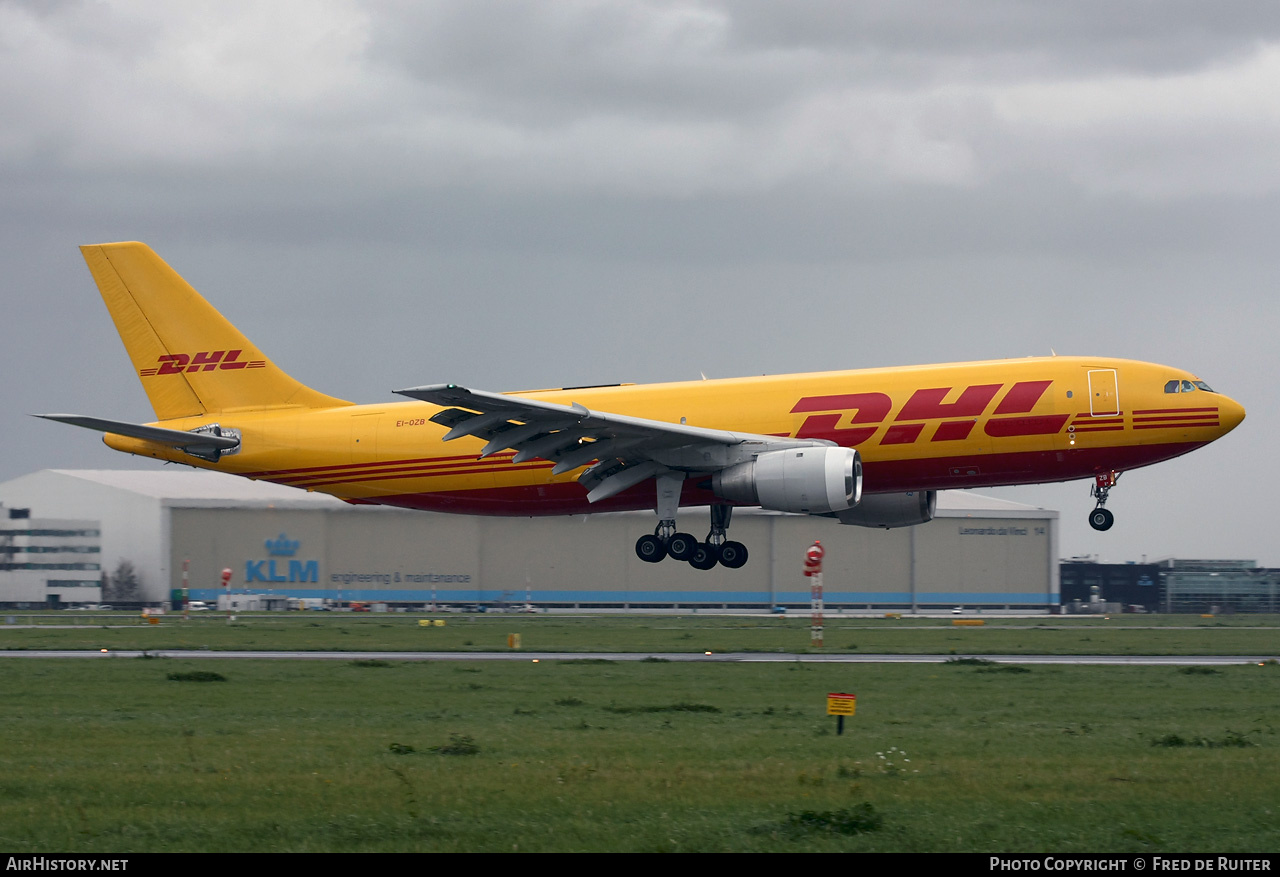 Aircraft Photo of EI-OZB | Airbus A300B4-103(F) | DHL International | AirHistory.net #847653
