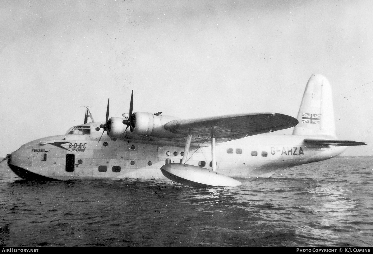 Aircraft Photo of G-AHZA | Short S.25 Sandringham 5 | BOAC - British Overseas Airways Corporation | AirHistory.net #847669