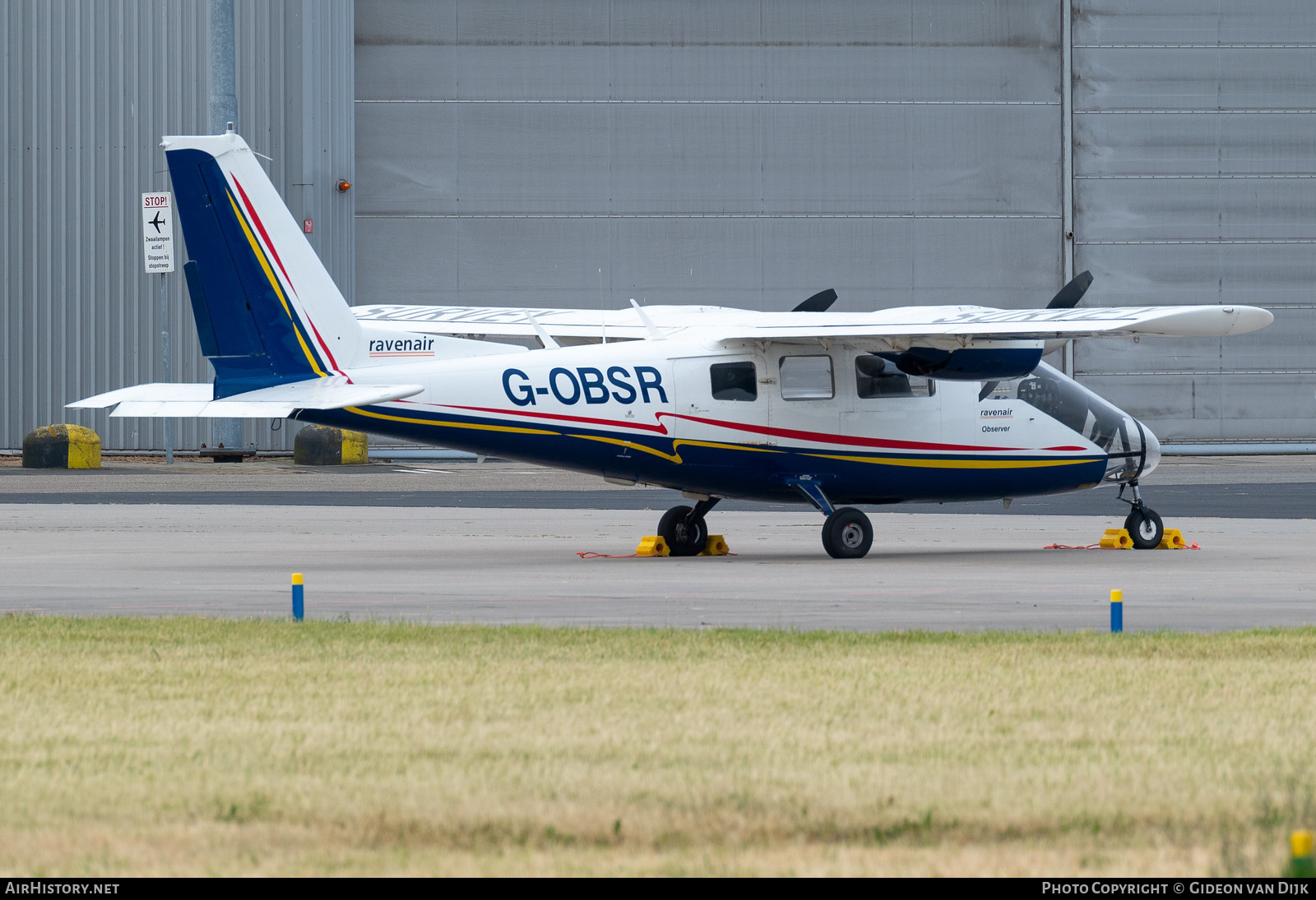 Aircraft Photo of G-OBSR | Partenavia P-68 Observer | Ravenair | AirHistory.net #847680
