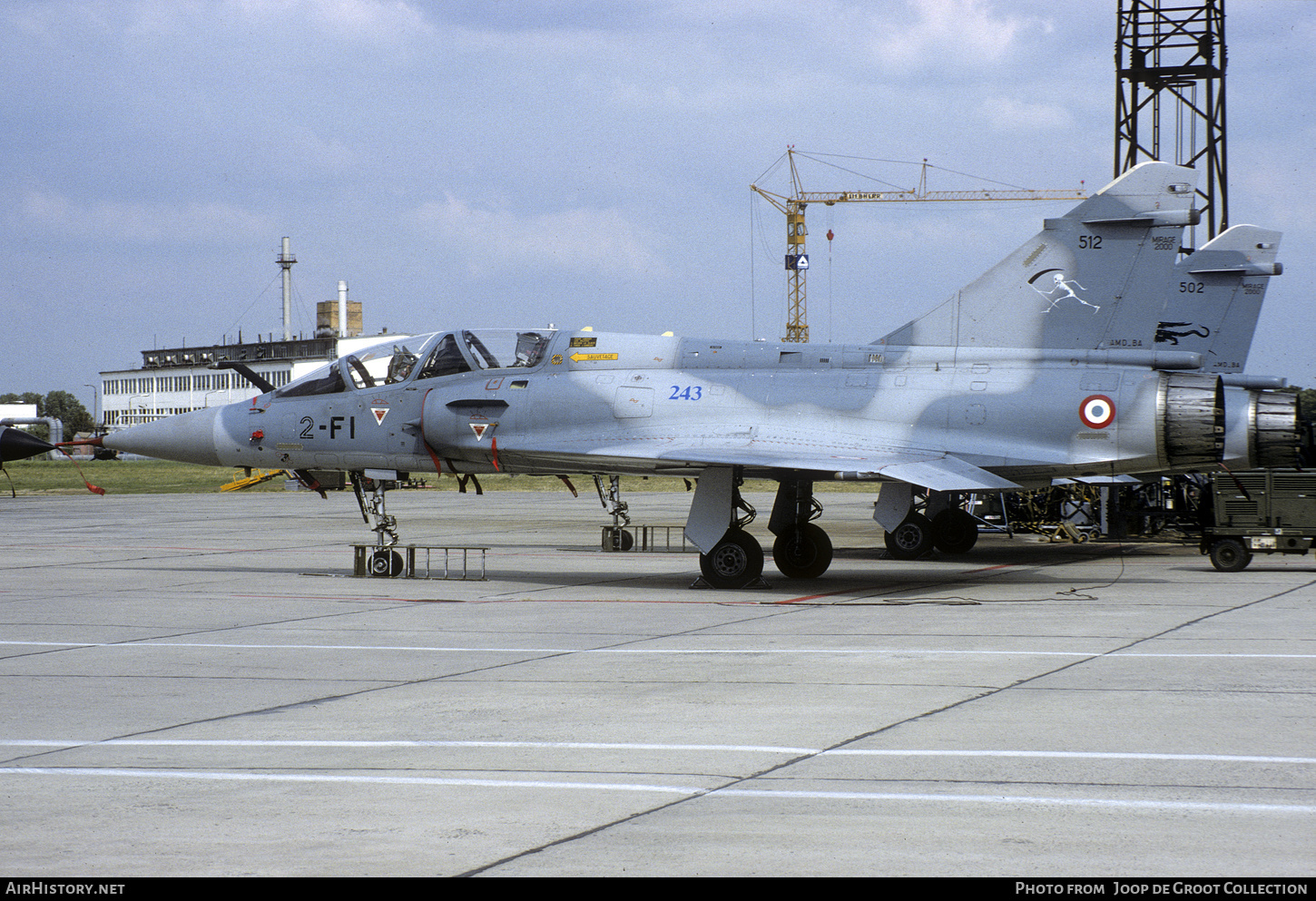 Aircraft Photo of 512 | Dassault Mirage 2000B | France - Air Force | AirHistory.net #847714