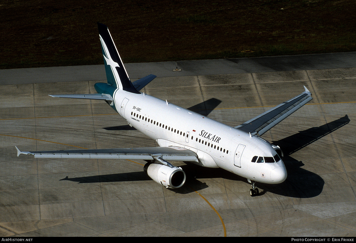 Aircraft Photo of 9V-SBC | Airbus A319-132 | SilkAir | AirHistory.net #847772