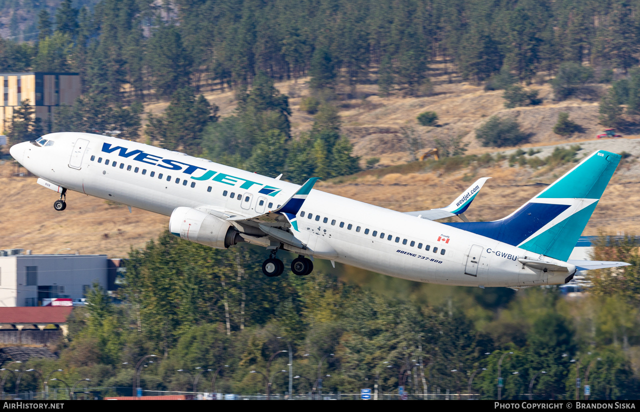Aircraft Photo of C-GWBU | Boeing 737-8CT | WestJet | AirHistory.net #847779
