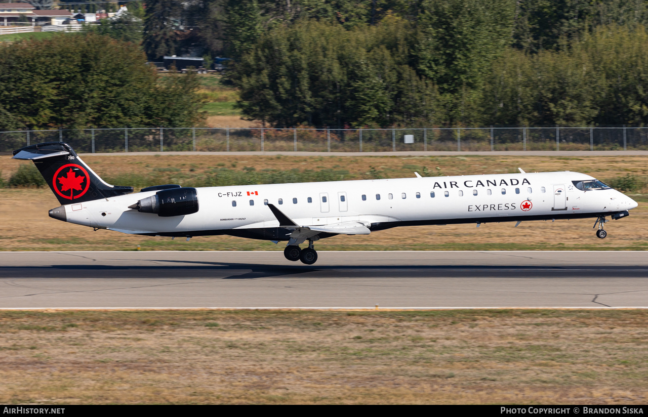 Aircraft Photo of C-FIJZ | Bombardier CRJ-900 (CL-600-2D24) | Air Canada Express | AirHistory.net #847789