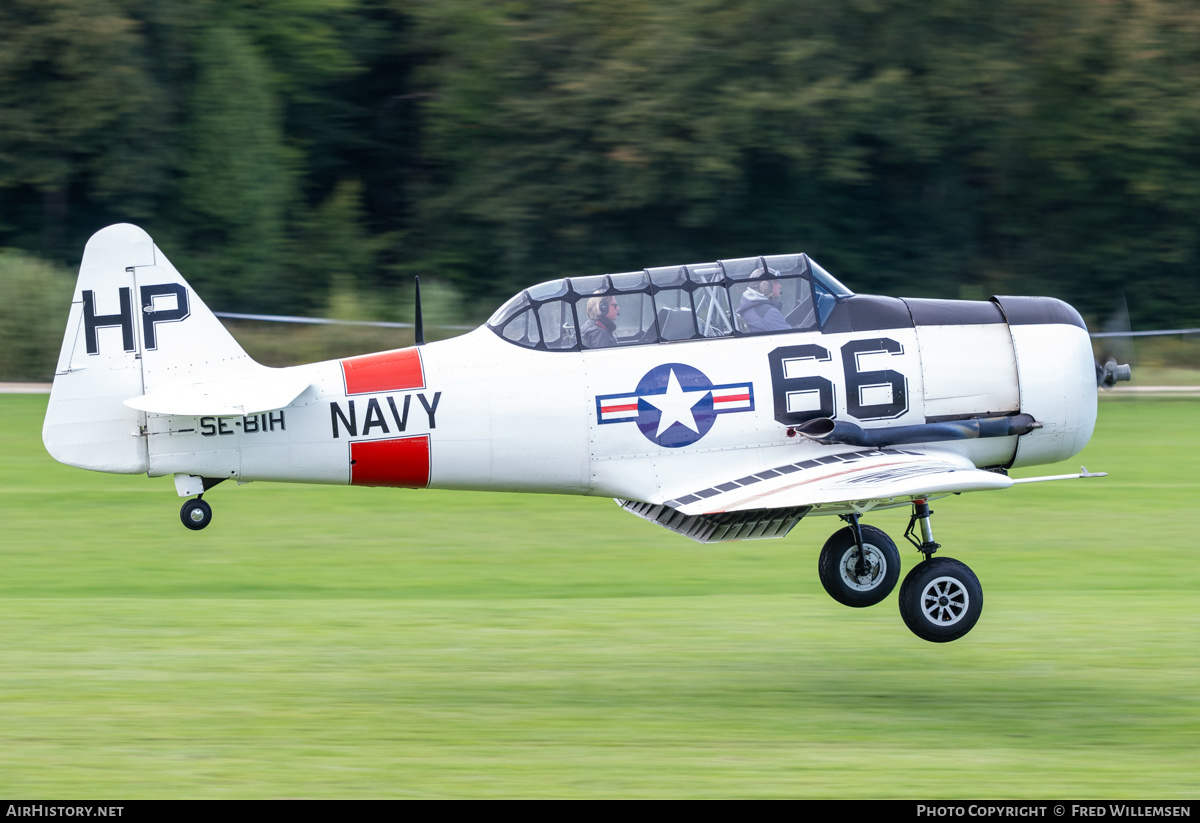 Aircraft Photo of SE-BIH | North American AT-16 Harvard IIB | USA - Navy | AirHistory.net #847800