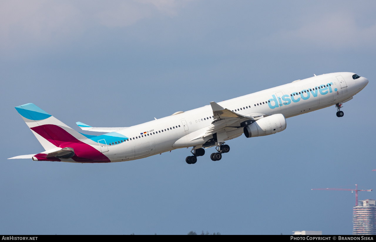 Aircraft Photo of D-AIKF | Airbus A330-343 | Discover Airlines | AirHistory.net #847805
