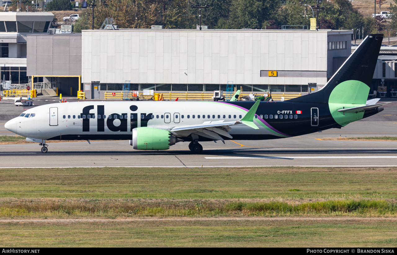 Aircraft Photo of C-FFFX | Boeing 737-8 Max 8 | Flair Airlines | AirHistory.net #847826