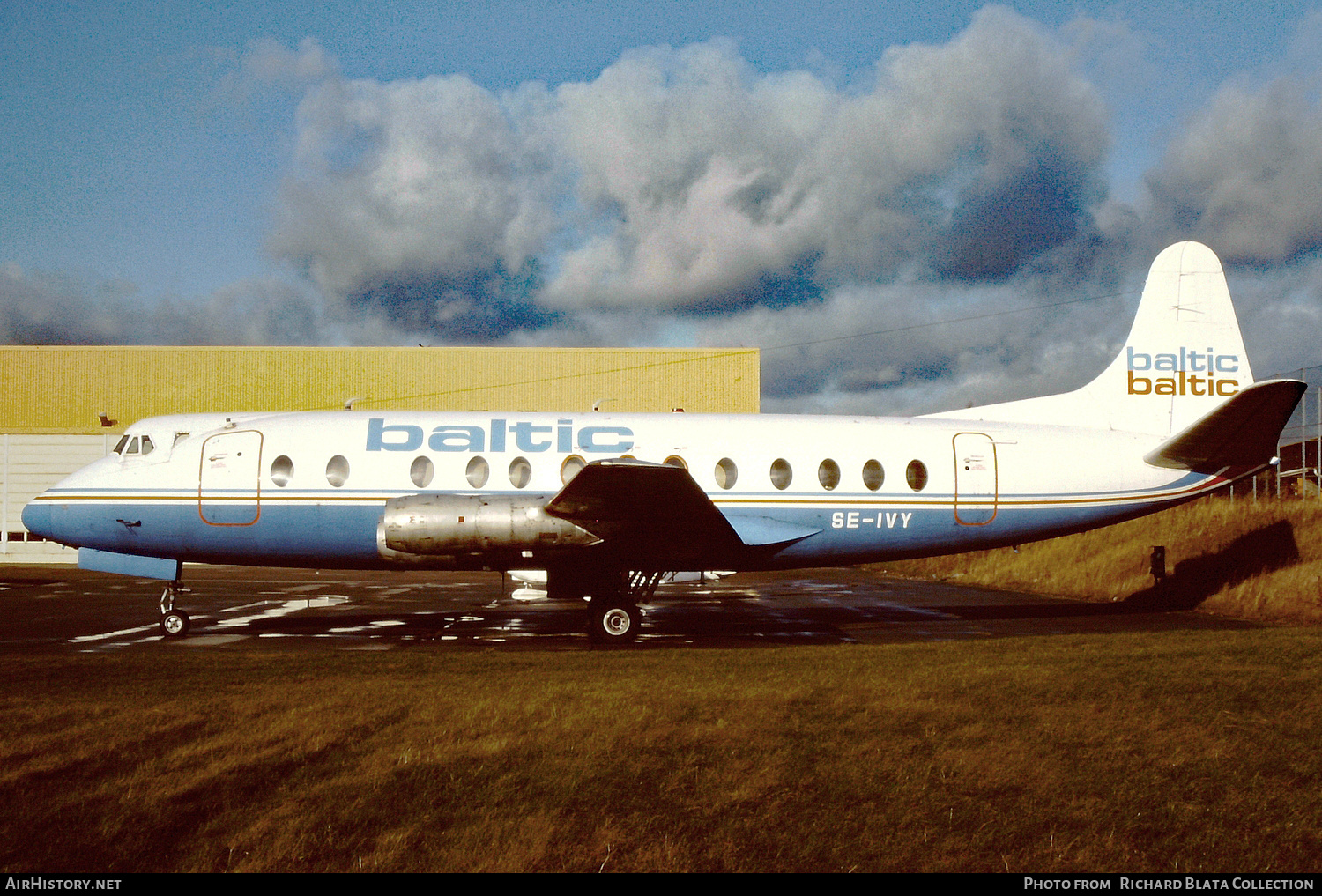 Aircraft Photo of SE-IVY | Vickers 815 Viscount | Baltic Aviation | AirHistory.net #847845