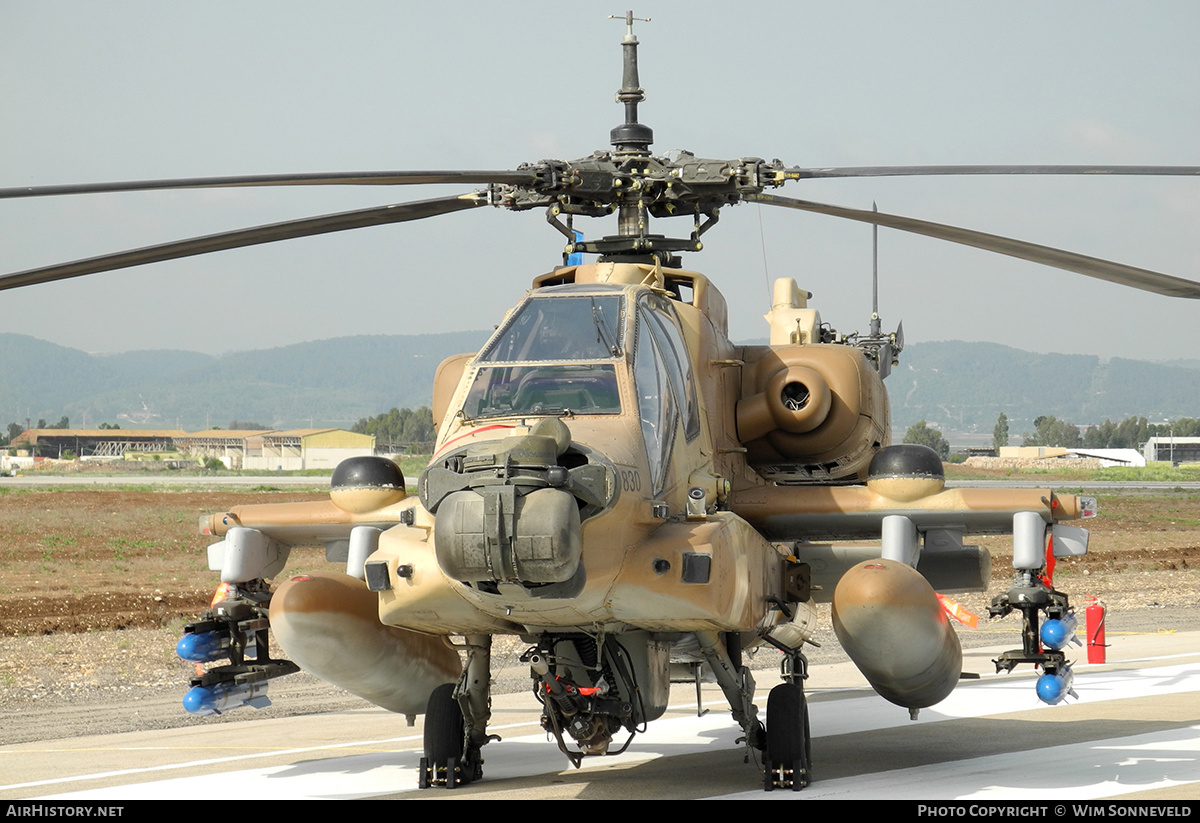 Aircraft Photo of 830 | McDonnell Douglas AH-64A Peten | Israel - Air Force | AirHistory.net #847848