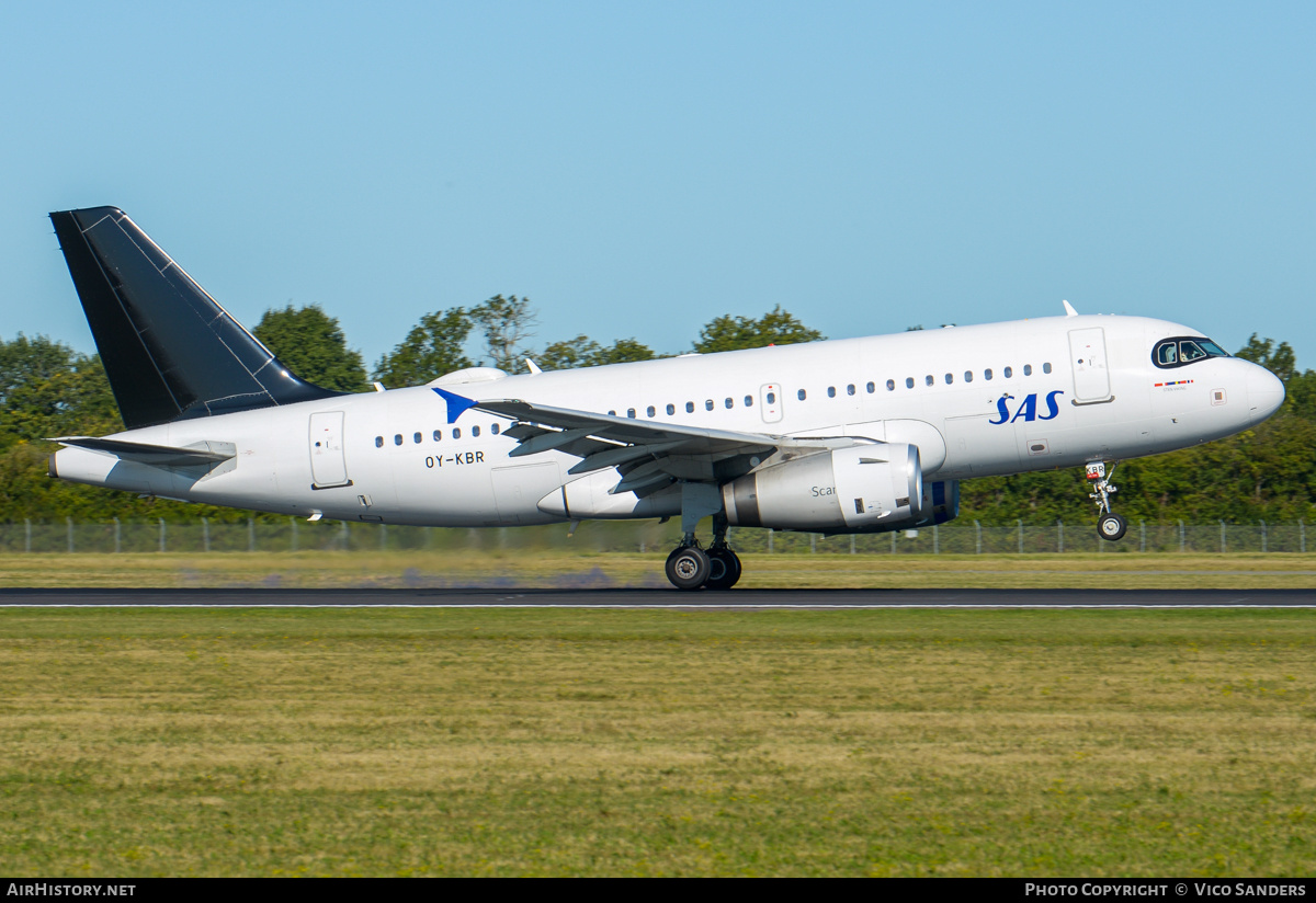 Aircraft Photo of OY-KBR | Airbus A319-131 | Scandinavian Airlines - SAS | AirHistory.net #847853
