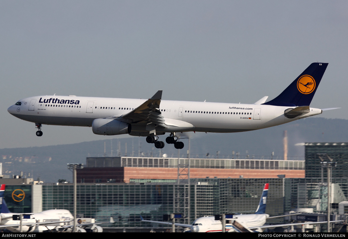 Aircraft Photo of D-AIKN | Airbus A330-343 | Lufthansa | AirHistory.net #847909
