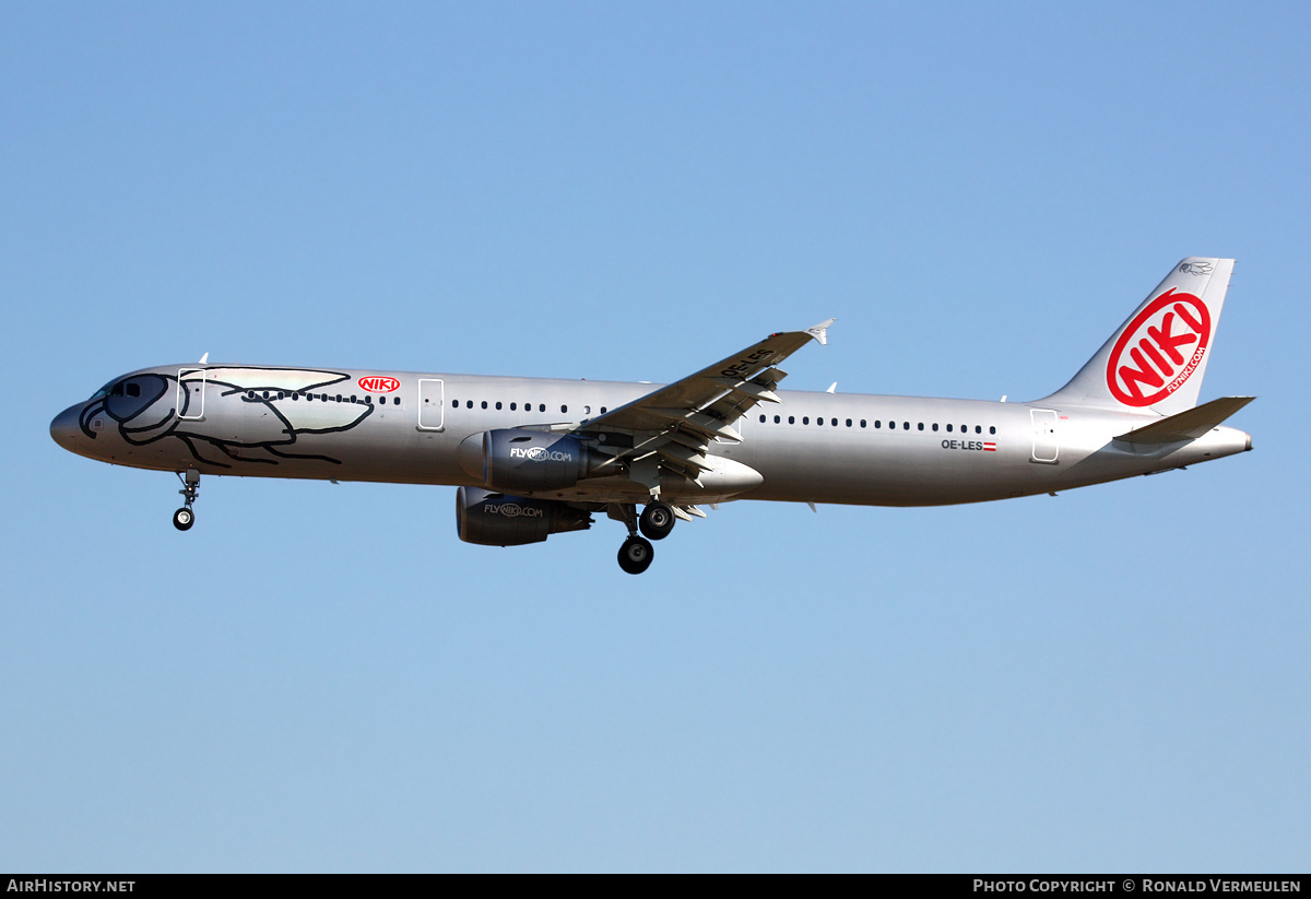 Aircraft Photo of OE-LES | Airbus A321-211 | Niki | AirHistory.net #847910
