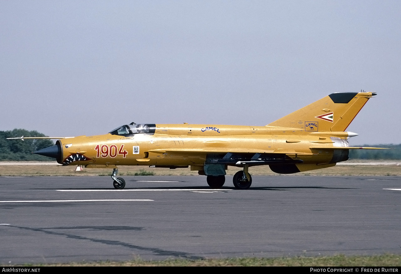 Aircraft Photo of 1904 | Mikoyan-Gurevich MiG-21bis | Hungary - Air Force | AirHistory.net #847936
