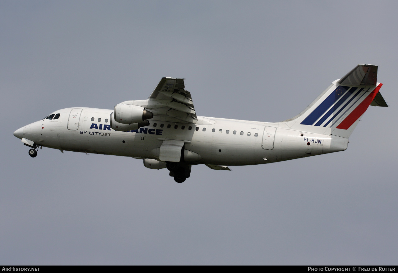 Aircraft Photo of EI-RJW | British Aerospace Avro 146-RJ85 | Air France | AirHistory.net #847940