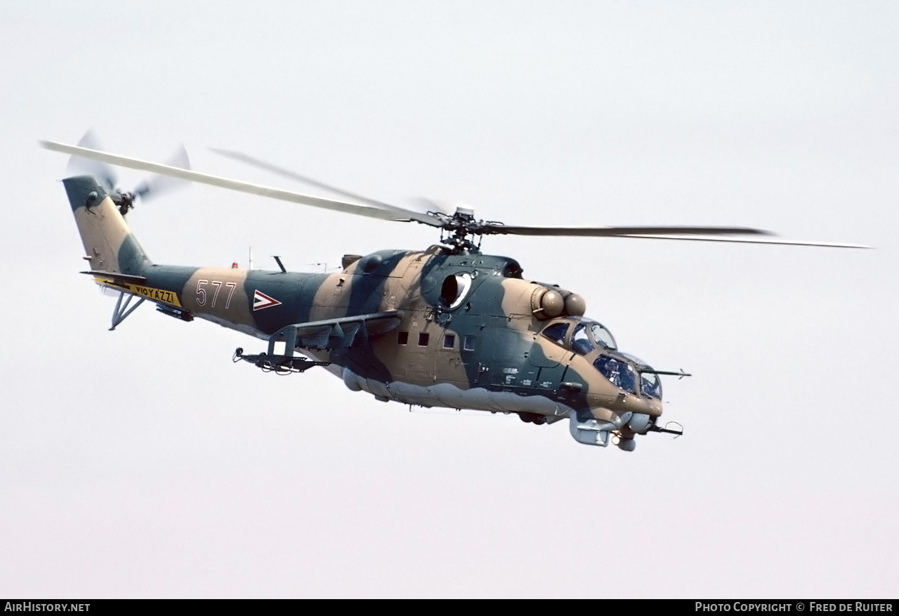 Aircraft Photo of 577 | Mil Mi-24D | Hungary - Air Force | AirHistory.net #847979