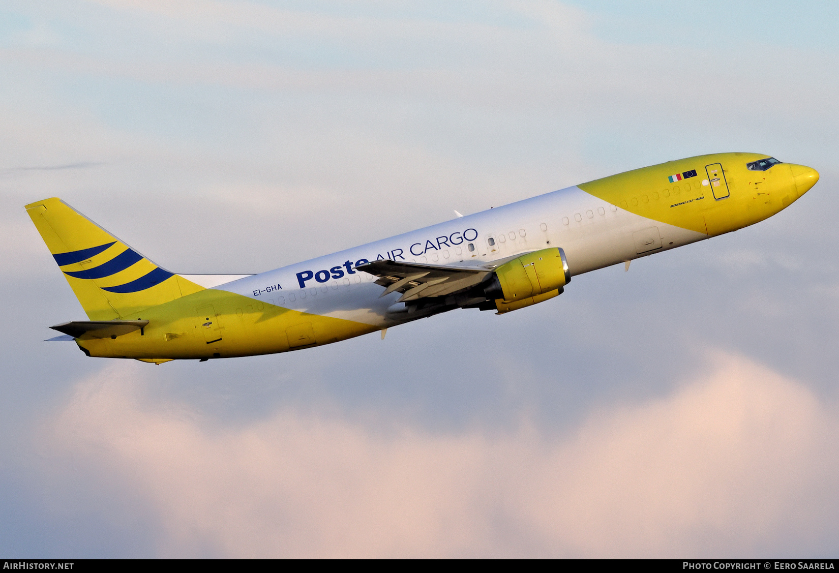 Aircraft Photo of EI-GHA | Boeing 737-490(SF) | Poste Air Cargo | AirHistory.net #848017