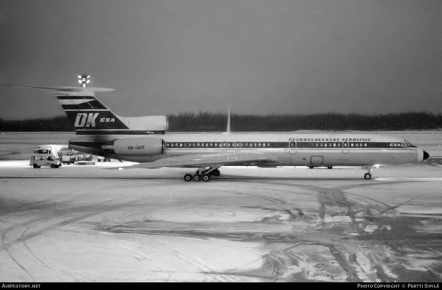 Aircraft Photo of OK-UCF | Tupolev Tu-154M | ČSA - Československé Aerolinie - Czechoslovak Airlines | AirHistory.net #848019