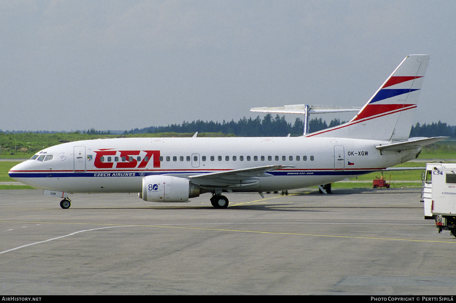 Aircraft Photo of OK-XGW | Boeing 737-5H6 | ČSA - Czech Airlines | AirHistory.net #848038