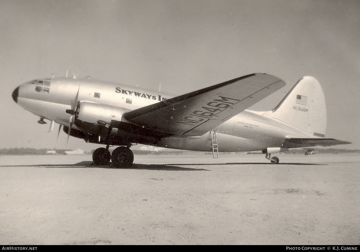 Aircraft Photo of N1646M / NC1646M | Curtiss C-46F Commando | Skyways International | AirHistory.net #848058