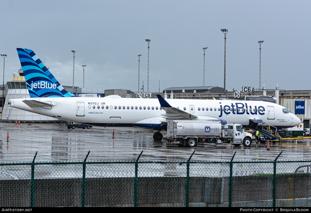 Aircraft Photo of N3112J | Airbus A220-371 (BD-500-1A11) | JetBlue Airways | AirHistory.net #848063