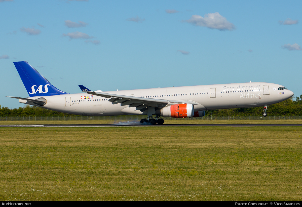 Aircraft Photo of LN-RKS | Airbus A330-343E | Scandinavian Airlines - SAS | AirHistory.net #848096