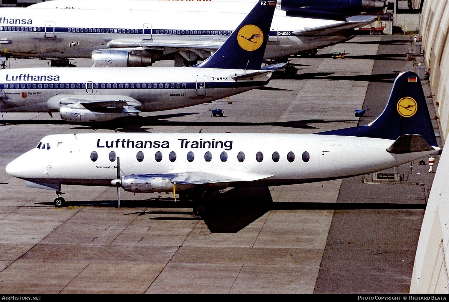 Aircraft Photo of D-ANAF | Vickers 814 Viscount | Lufthansa | AirHistory.net #848113