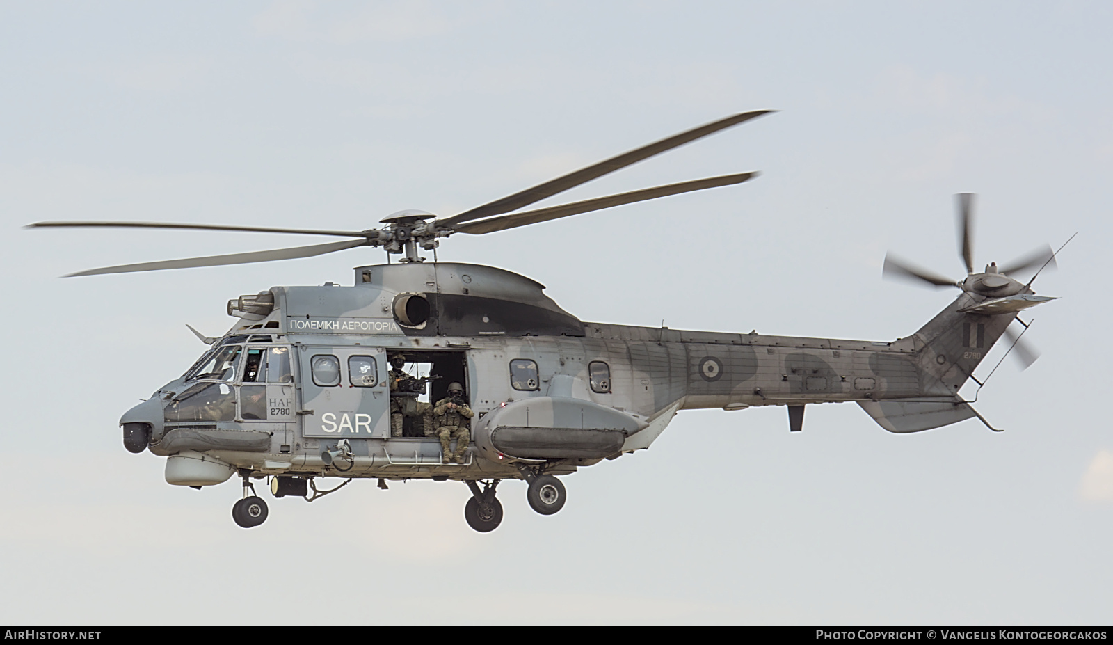 Aircraft Photo of 2780 | Aerospatiale AS-332C1 Super Puma | Greece - Air Force | AirHistory.net #848125