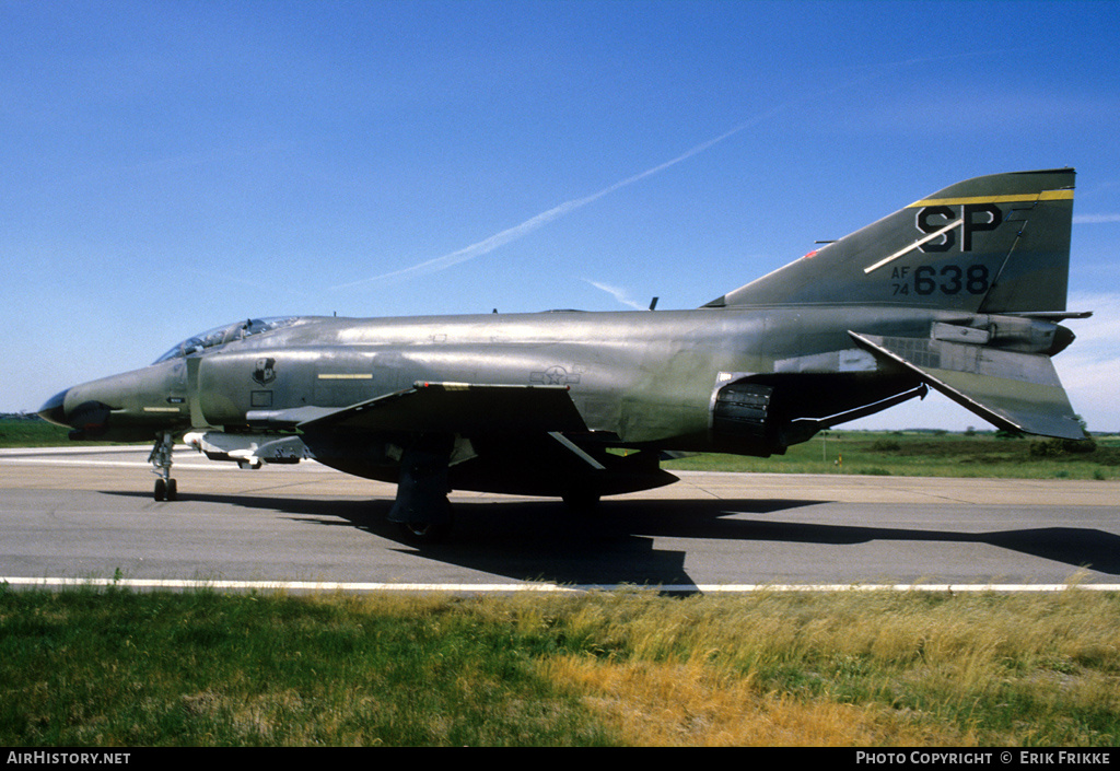 Aircraft Photo of 74-1638 / AF74-638 | McDonnell Douglas F-4E Phantom II | USA - Air Force | AirHistory.net #848126