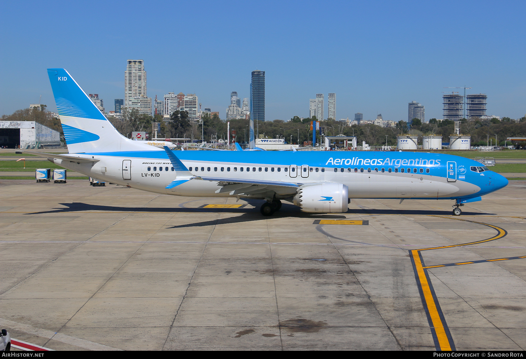 Aircraft Photo of LV-KID | Boeing 737-8 Max 8 | Aerolíneas Argentinas | AirHistory.net #848138