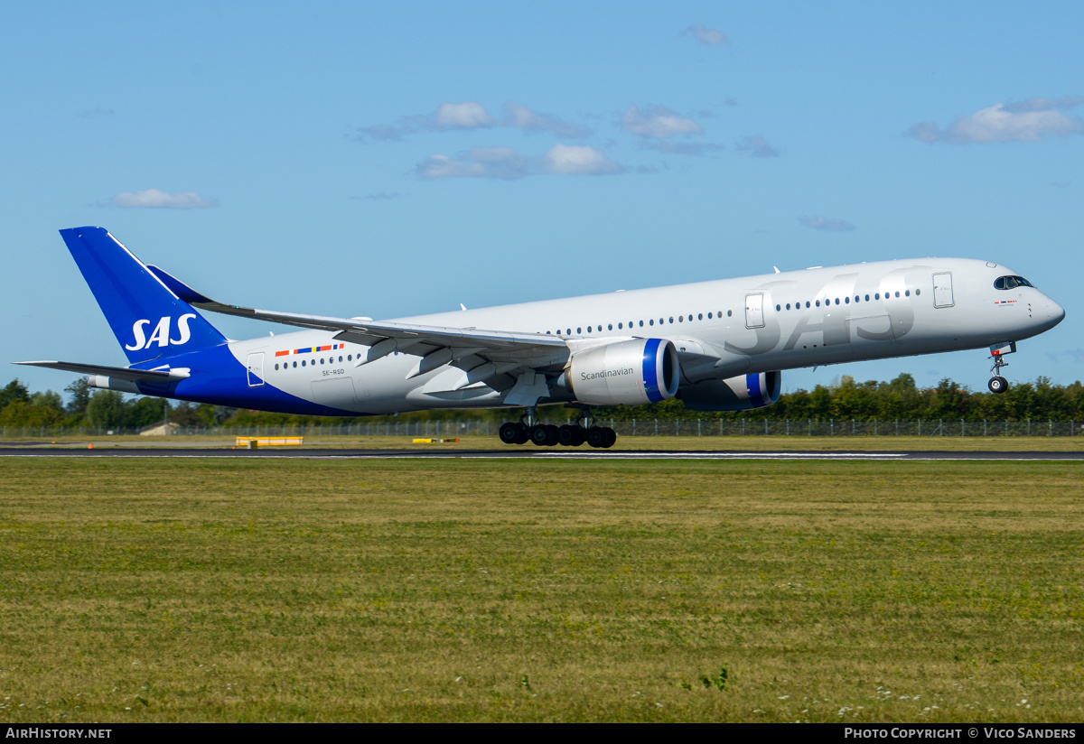 Aircraft Photo of SE-RSD | Airbus A350-941 | Scandinavian Airlines - SAS | AirHistory.net #848152