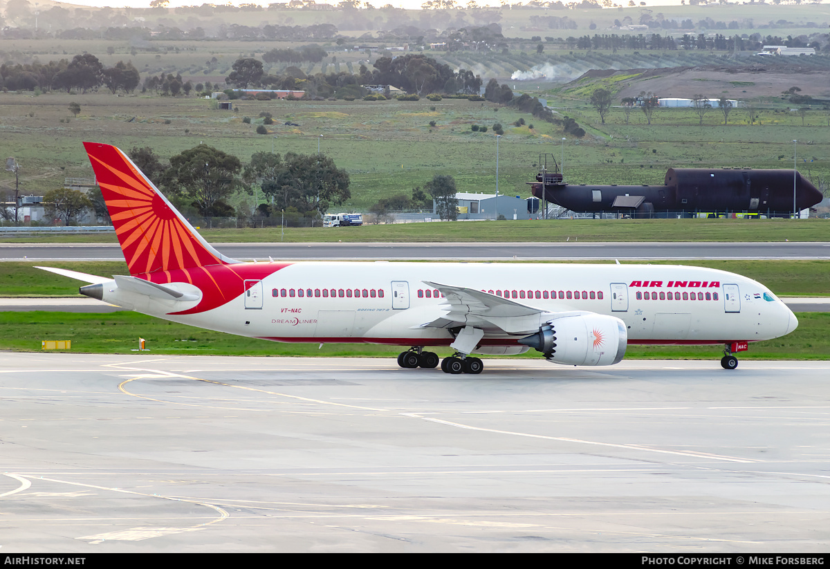 Aircraft Photo of VT-NAC | Boeing 787-8 Dreamliner | Air India | AirHistory.net #848170