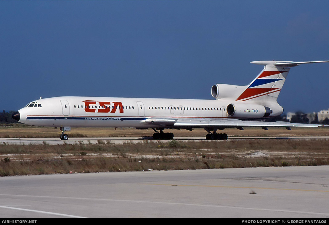 Aircraft Photo of OK-TCD | Tupolev Tu-154M | ČSA - Československé Aerolinie - Czechoslovak Airlines | AirHistory.net #848195