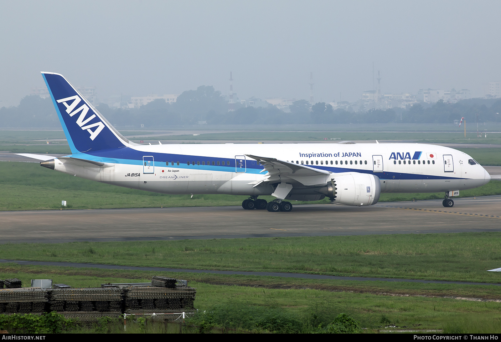 Aircraft Photo of JA815A | Boeing 787-8 Dreamliner | All Nippon Airways - ANA | AirHistory.net #848215