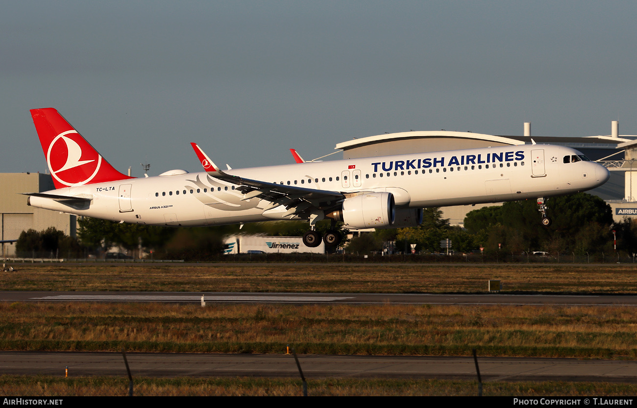 Aircraft Photo of TC-LTA | Airbus A321-271NX | Turkish Airlines | AirHistory.net #848222