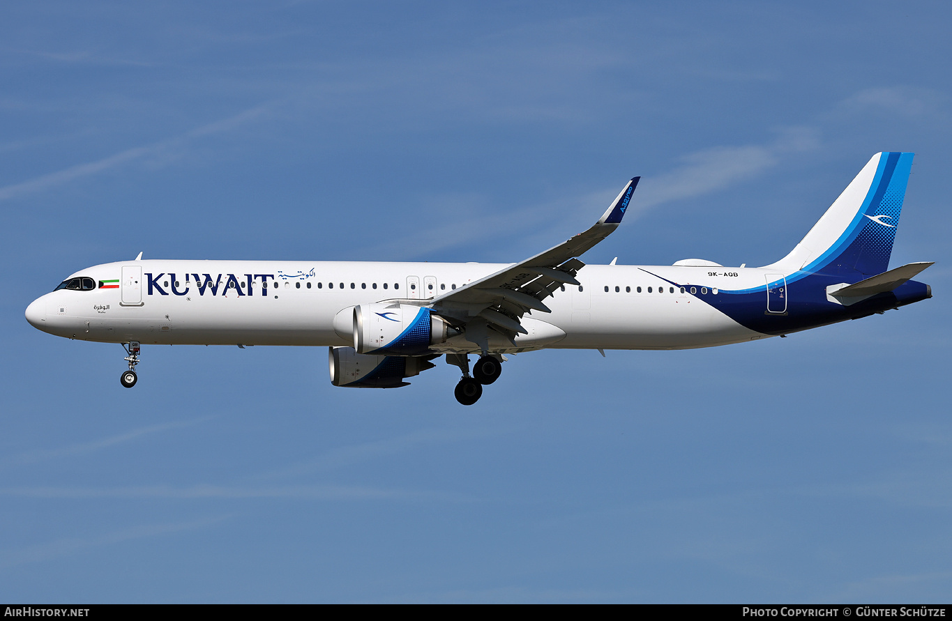 Aircraft Photo of 9K-AQB | Airbus A321-251NX | Kuwait Airways | AirHistory.net #848255