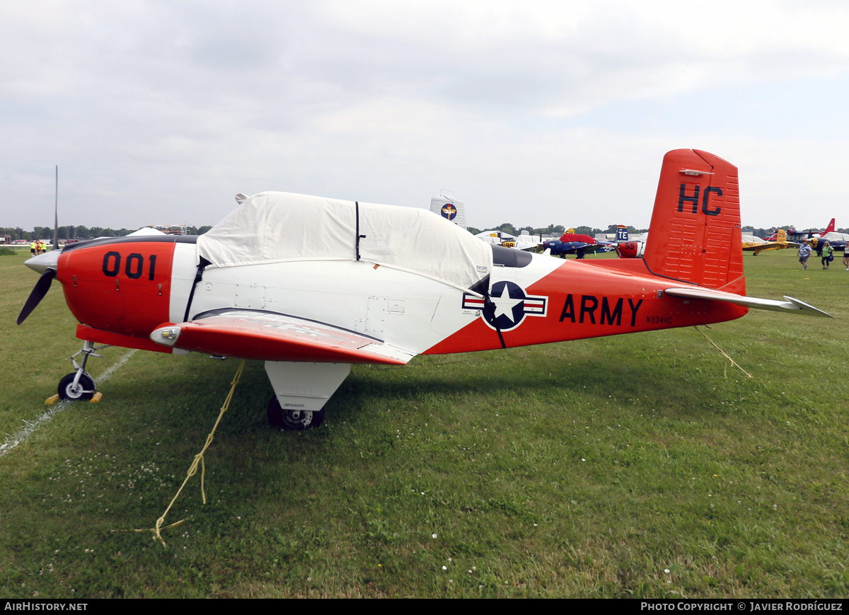 Aircraft Photo of N334HC | Beech T-34A Mentor | USA - Army | AirHistory.net #848269